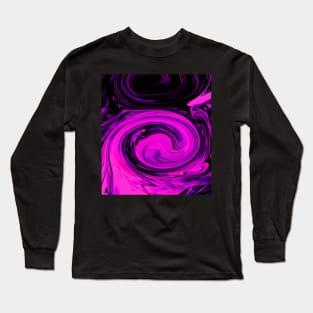 Magenta Swirls Long Sleeve T-Shirt